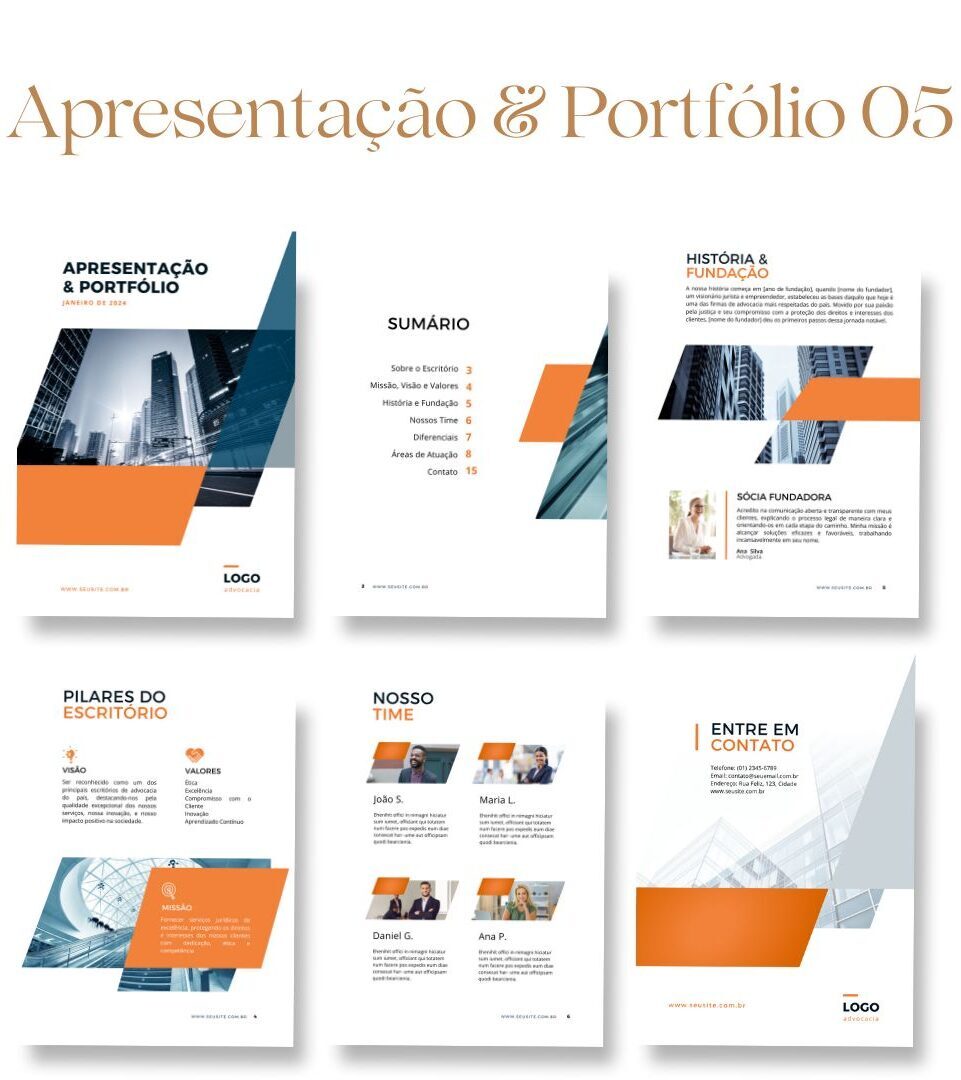 portfolio escritório de advocacia