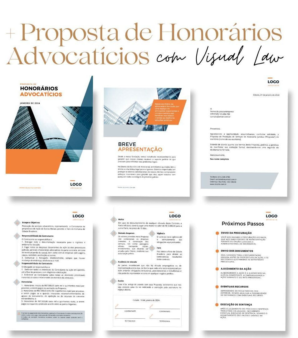 honorários advocatícios com visual law